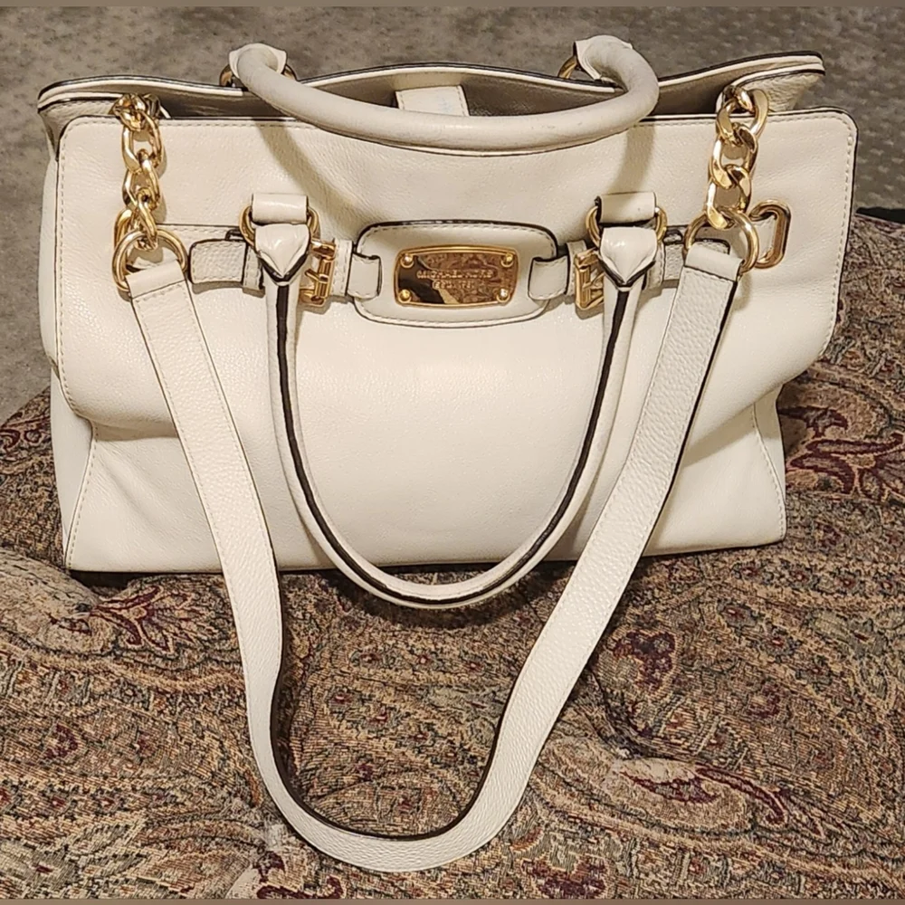 Michael Kors Leather Satchel - Picture 3 of 16